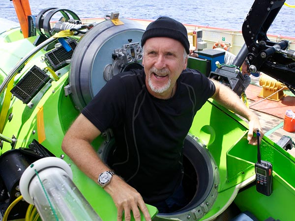 James Cameron Did It! He Made It To the Bottom of the Ocean. (Credit: Mark Thiessen, National Geographic)