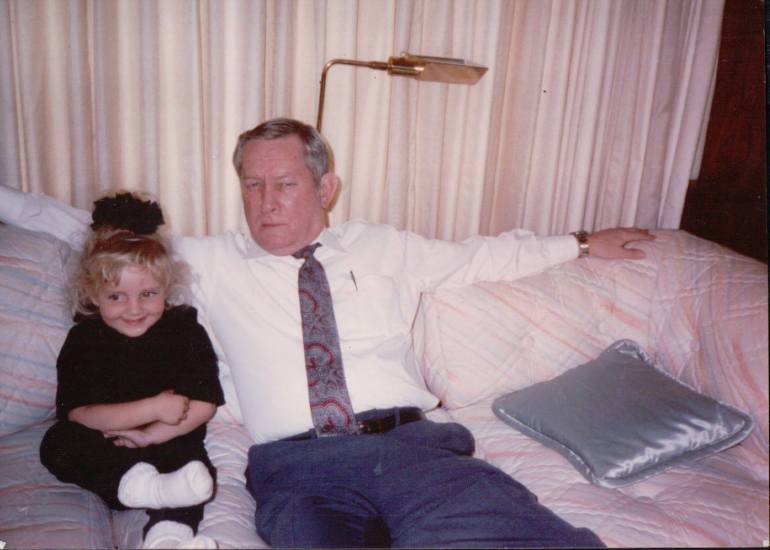 Chanel and Grandpa Houston